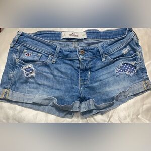 Hollister Light to Medium Wash Jean Shorts